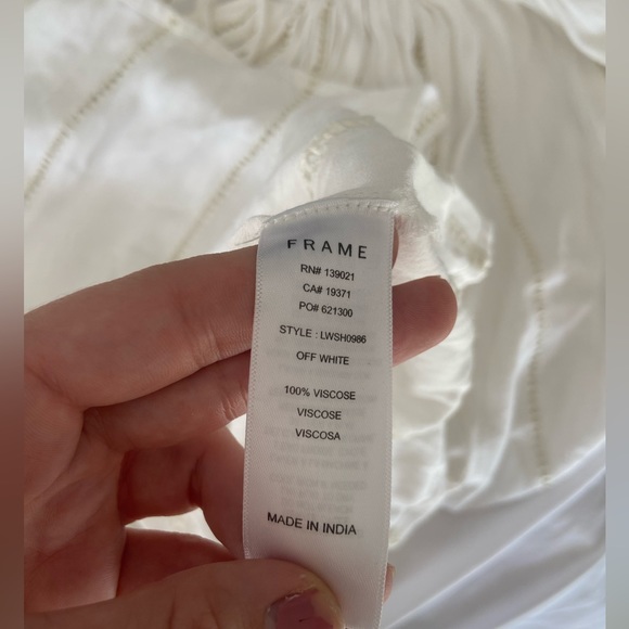 FRAME Peasant Blouse - Picture 3 of 7